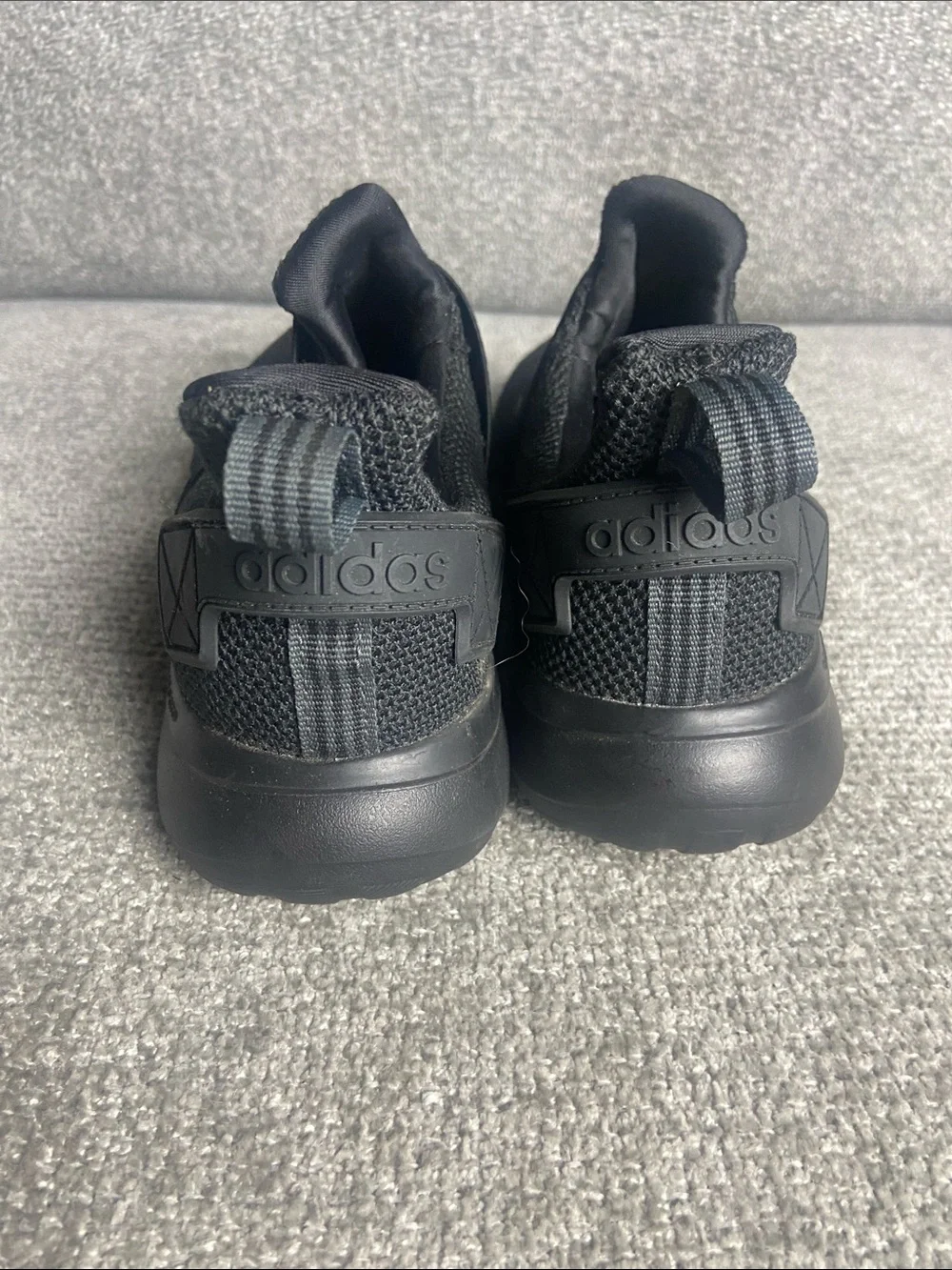adidas womens size 6 All-Black Slip-On Athletic Sneakers